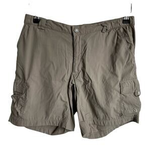 The North Face Dark Khaki Nylon Women’s Cargo Shorts